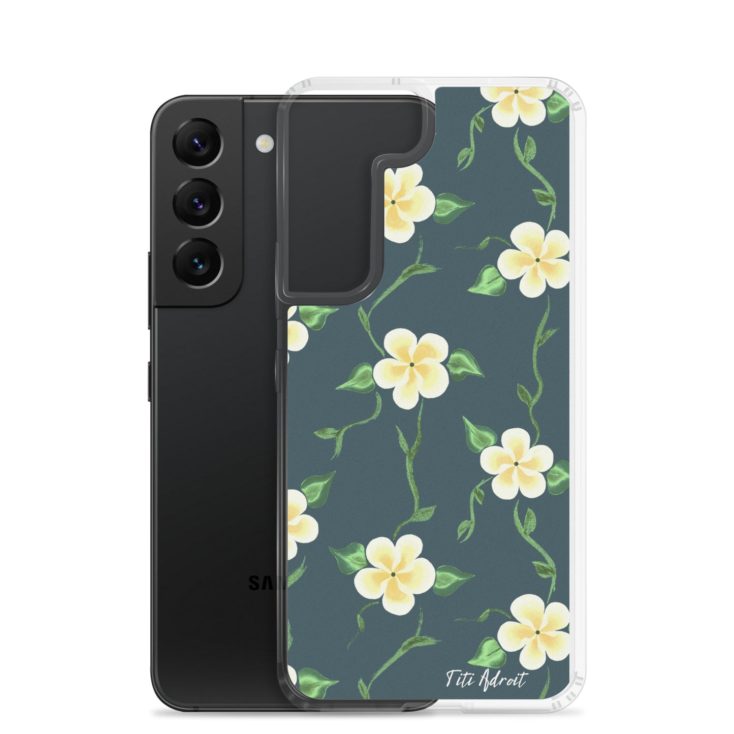 Canary_Spruce_Flower_Clear_Phonecase_Samsung