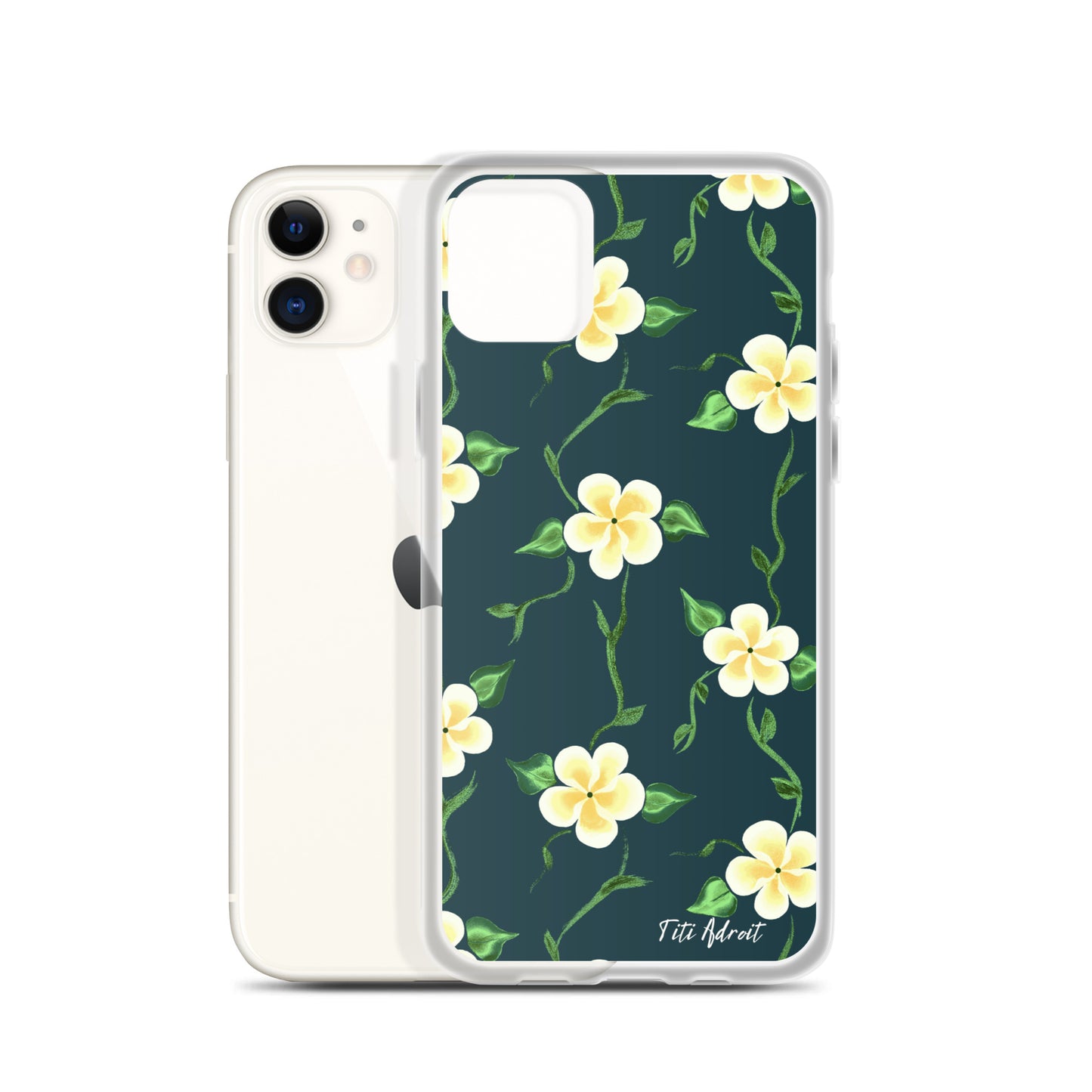 Canary_Spruce_Flower_Clear_Phonecase_iPhone