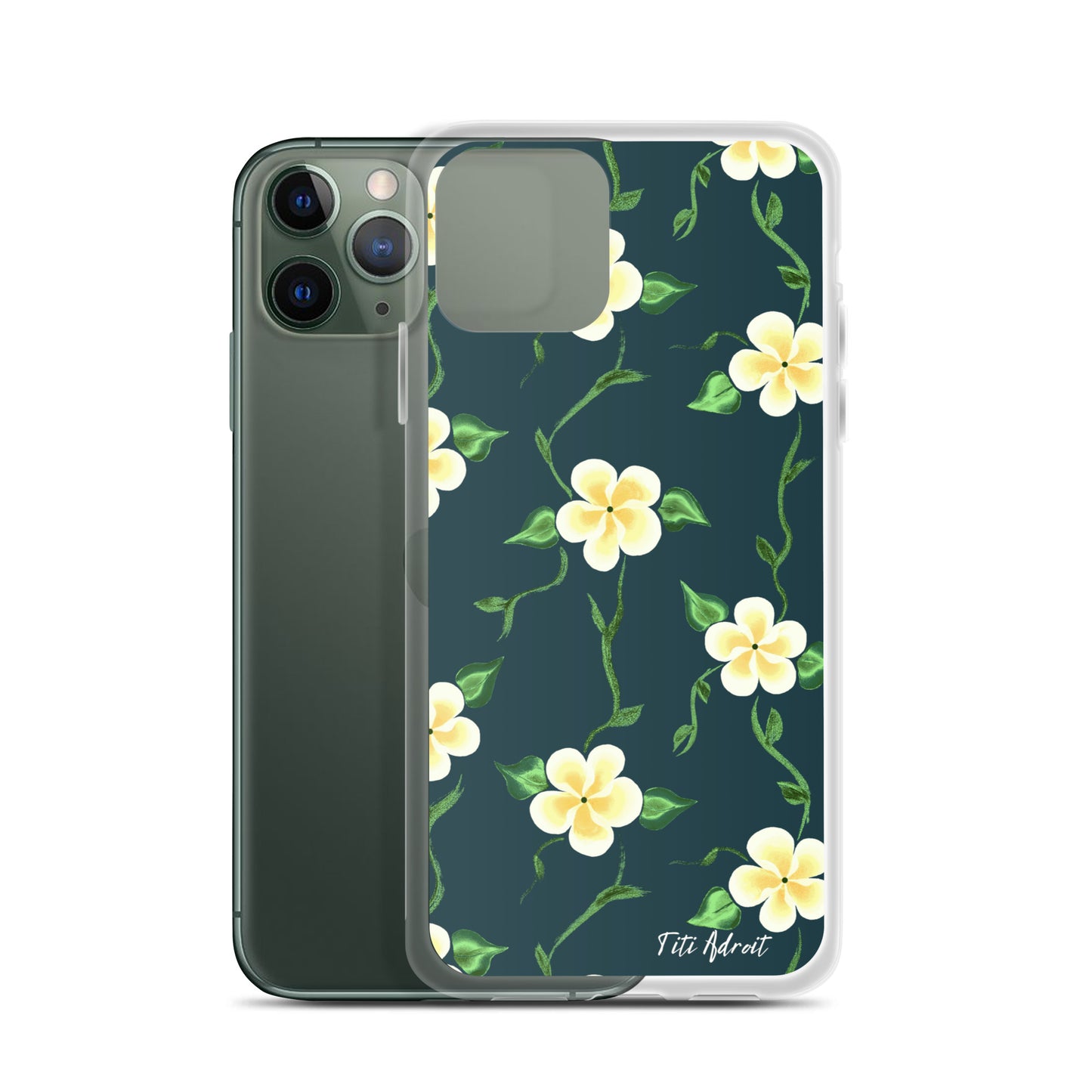 Canary_Spruce_Flower_Clear_Phonecase_iPhone