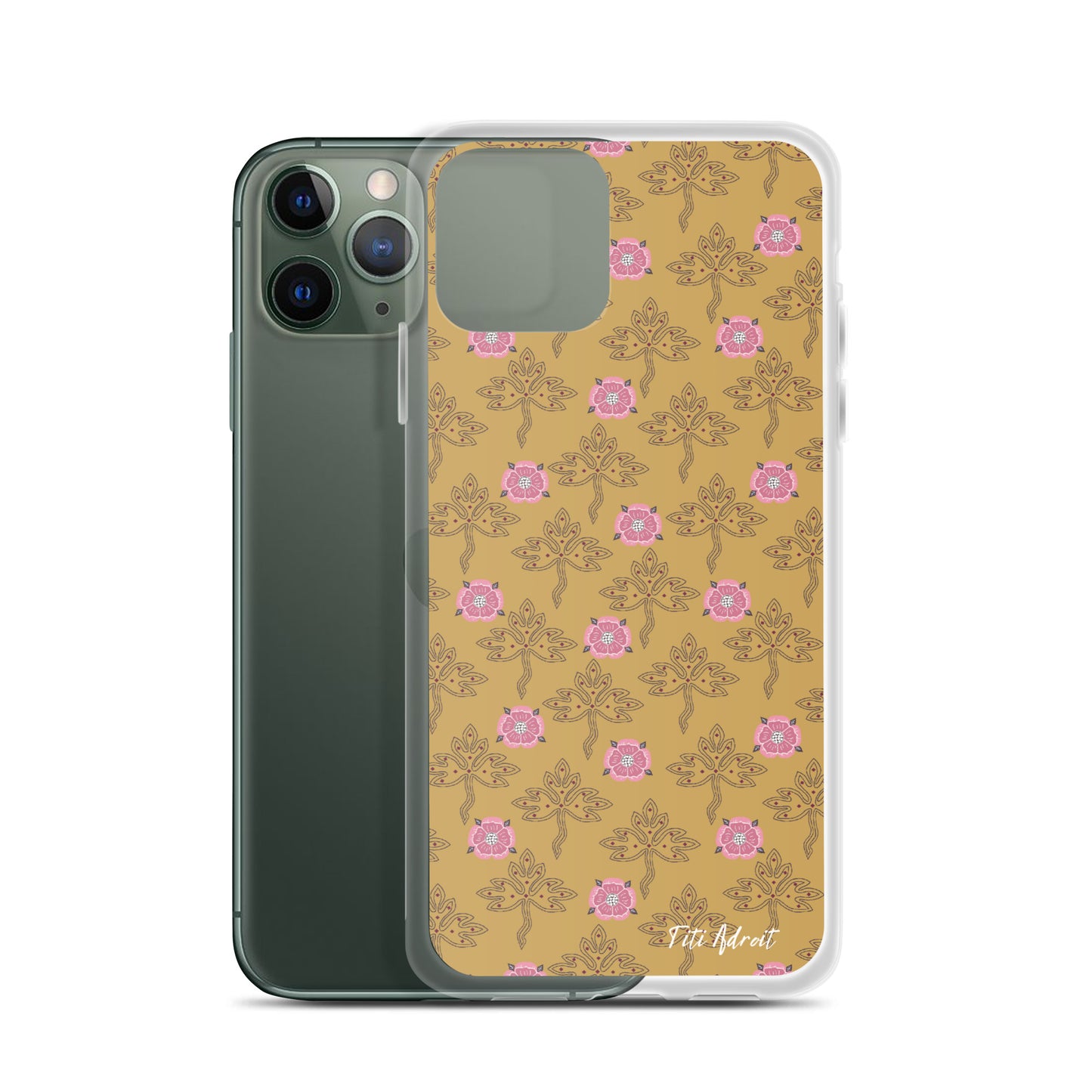 Royal_Honey_Pink_Clear_Phonecase_iPhone