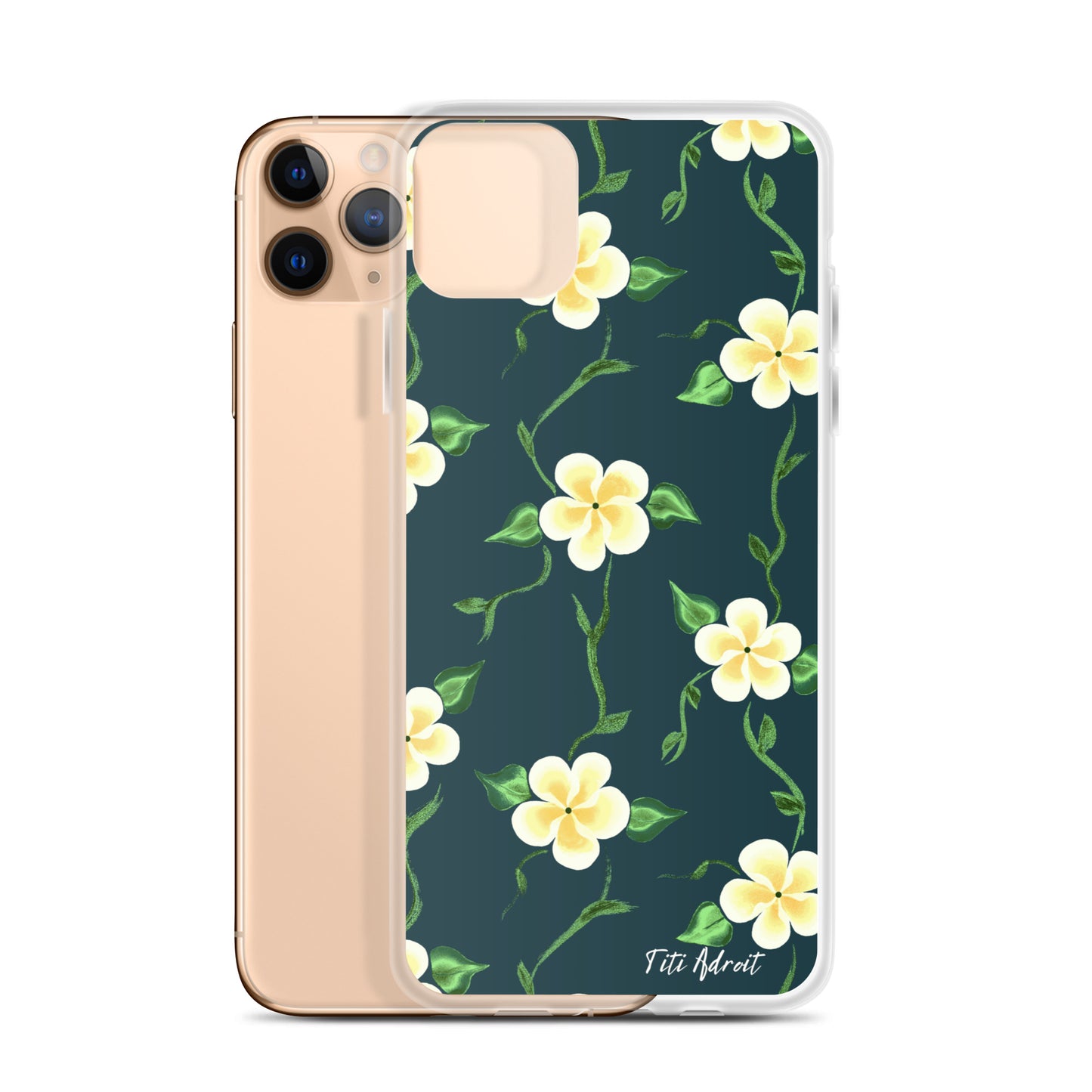 Canary_Spruce_Flower_Clear_Phonecase_iPhone