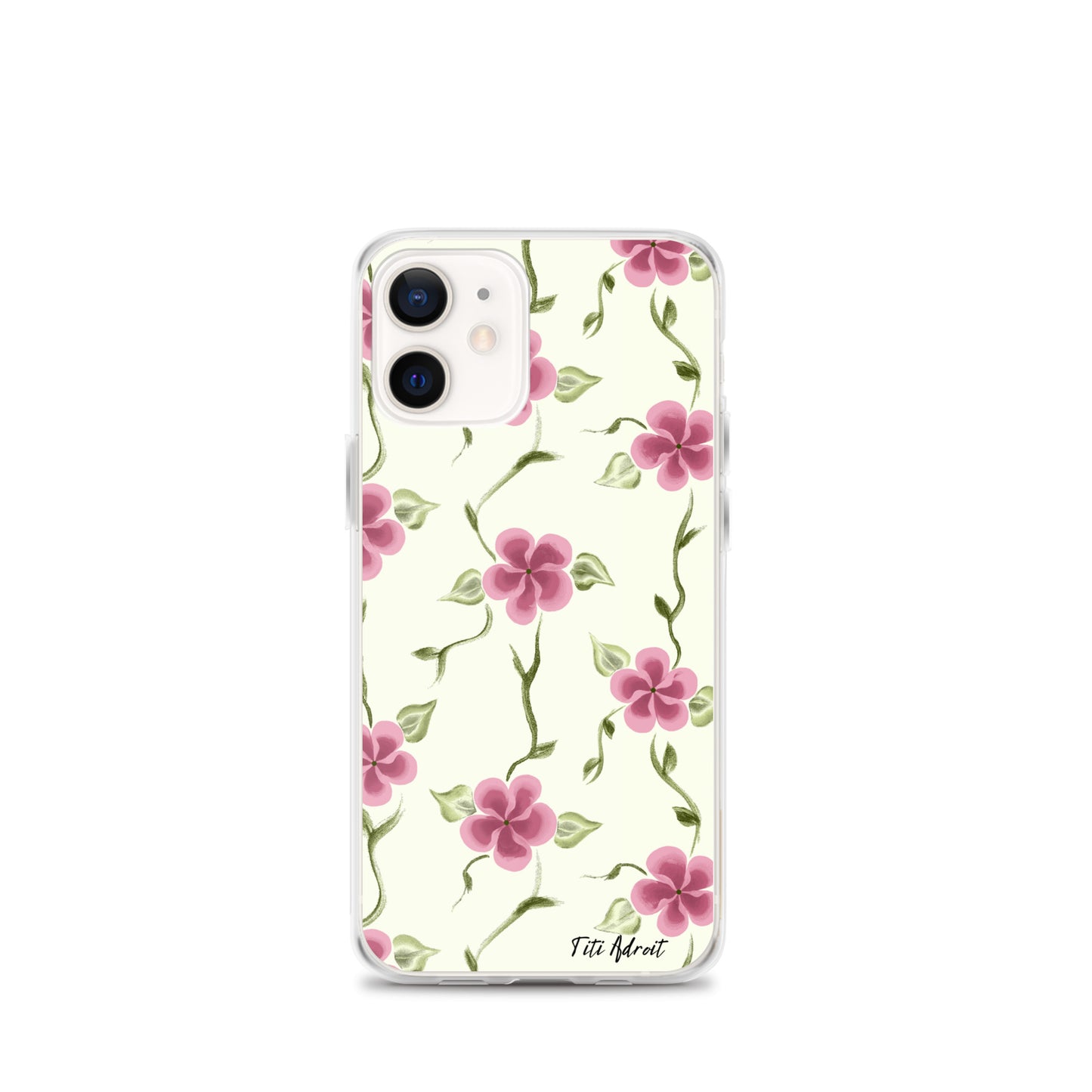 Berry_Cream_Flower_Clear_Phonecase_iPhone