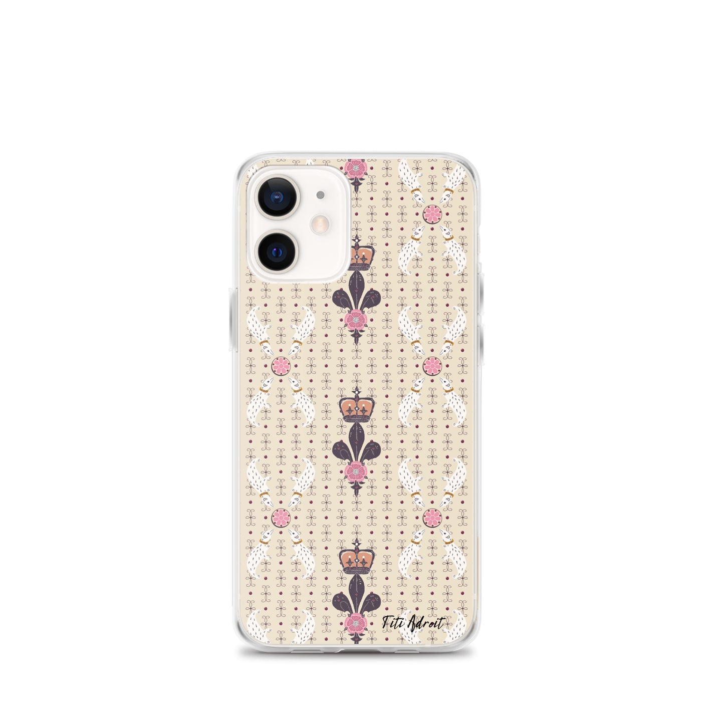 Royal_Cream_Ferret_Clear_Phonecase_iPhone