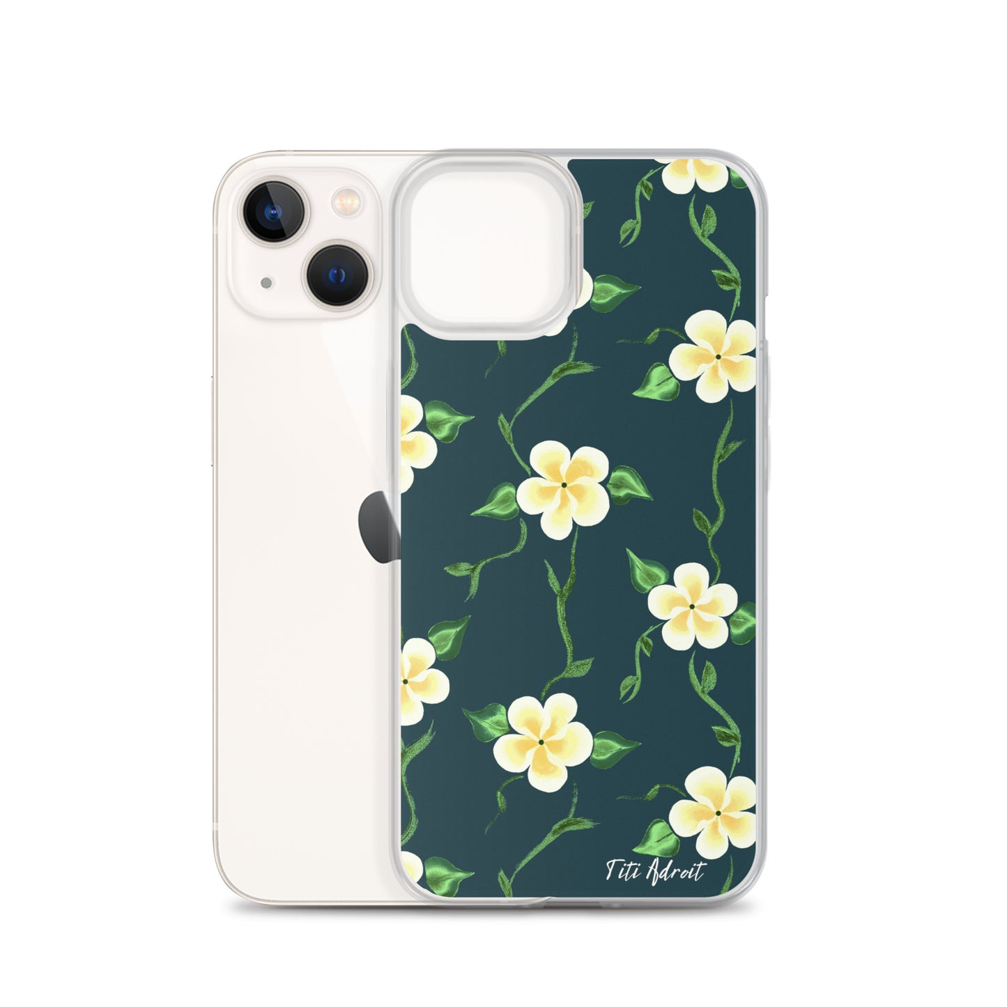 Canary_Spruce_Flower_Clear_Phonecase_iPhone