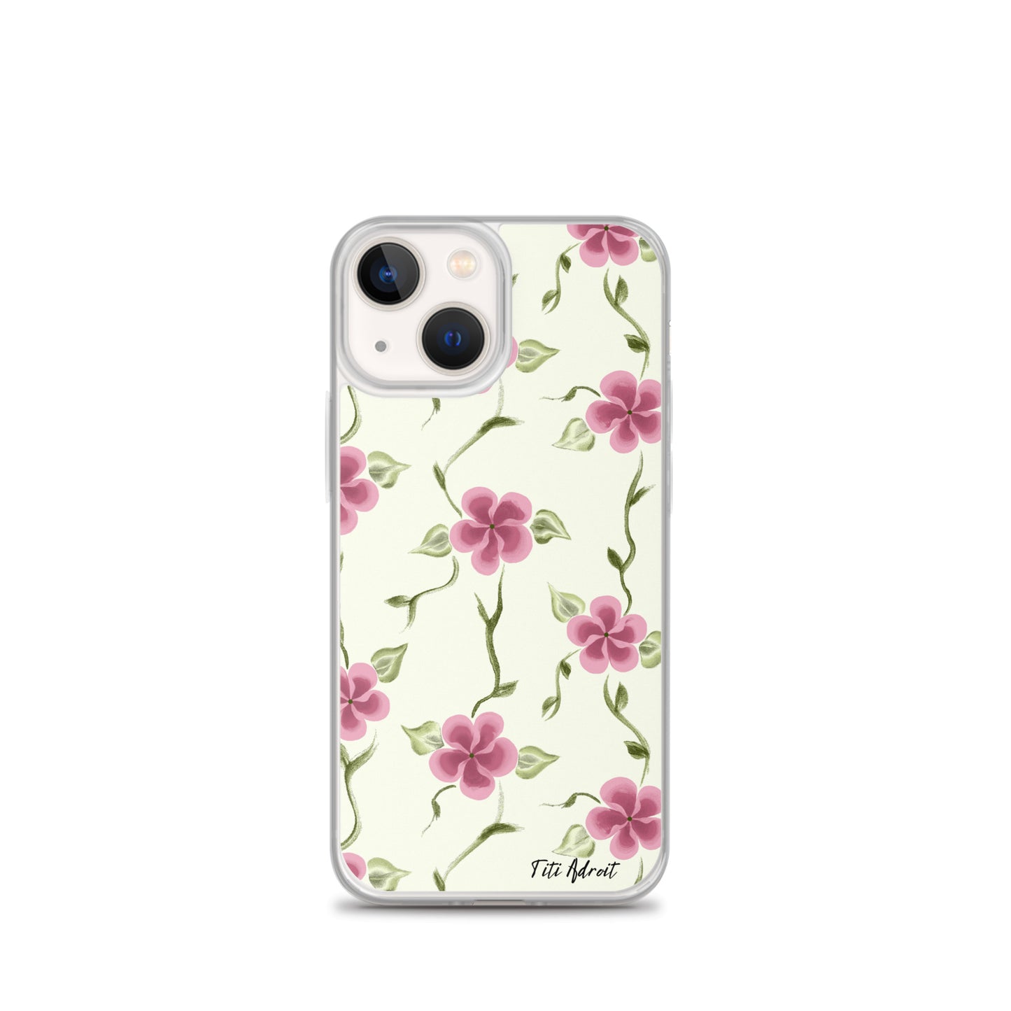 Berry_Cream_Flower_Clear_Phonecase_iPhone
