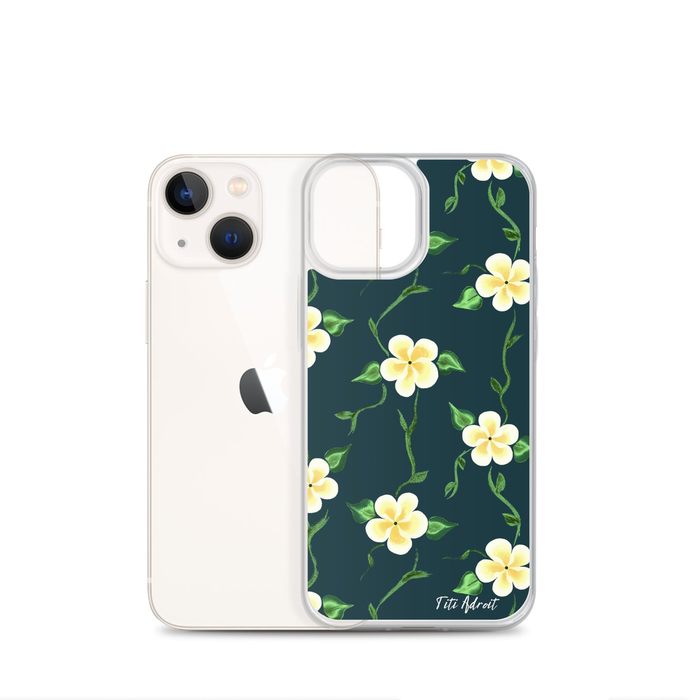 Canary_Spruce_Flower_Clear_Phonecase_iPhone