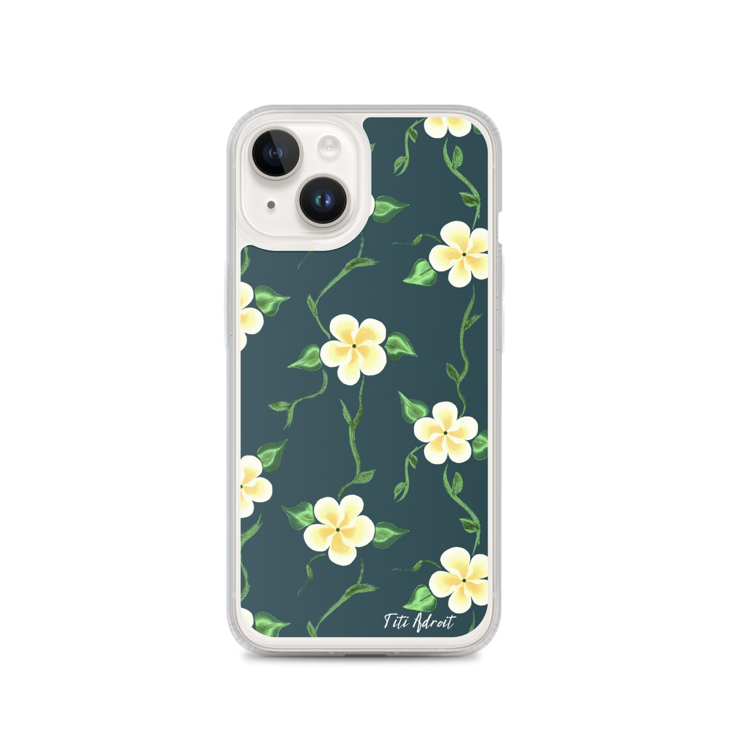 Canary_Spruce_Flower_Clear_Phonecase_iPhone