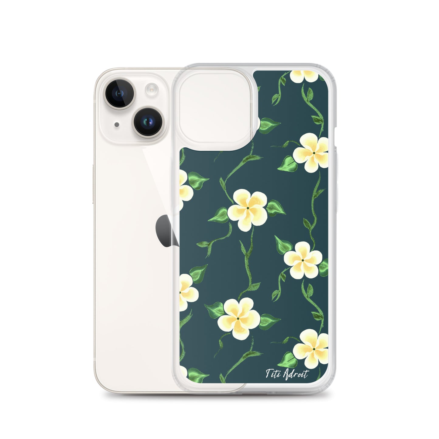 Canary_Spruce_Flower_Clear_Phonecase_iPhone
