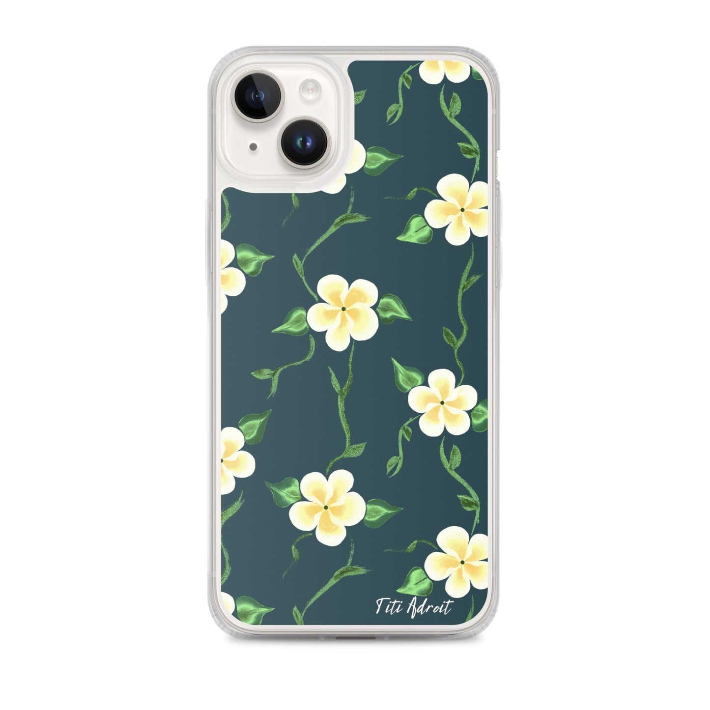 Canary_Spruce_Flower_Clear_Phonecase_iPhone