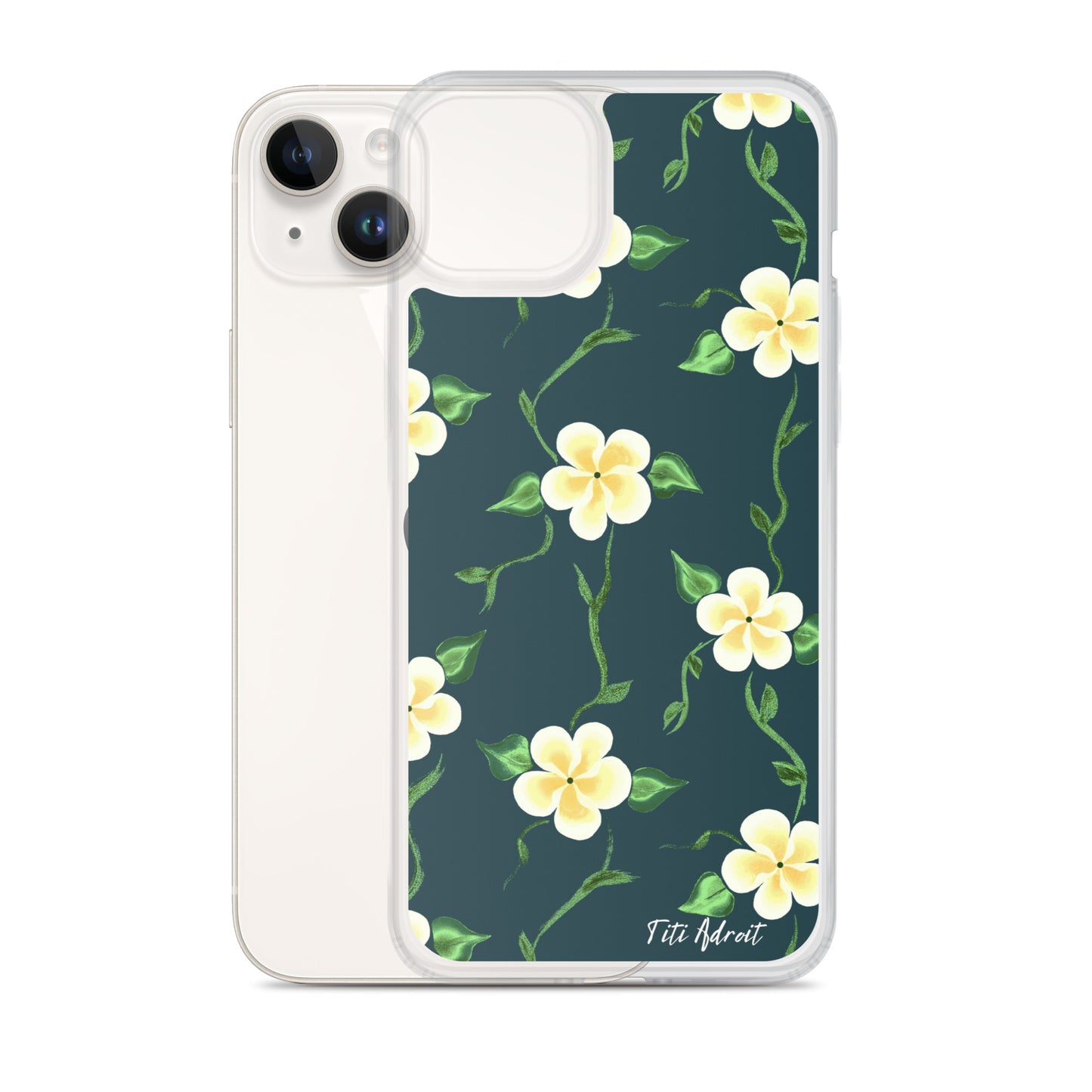 Canary_Spruce_Flower_Clear_Phonecase_iPhone