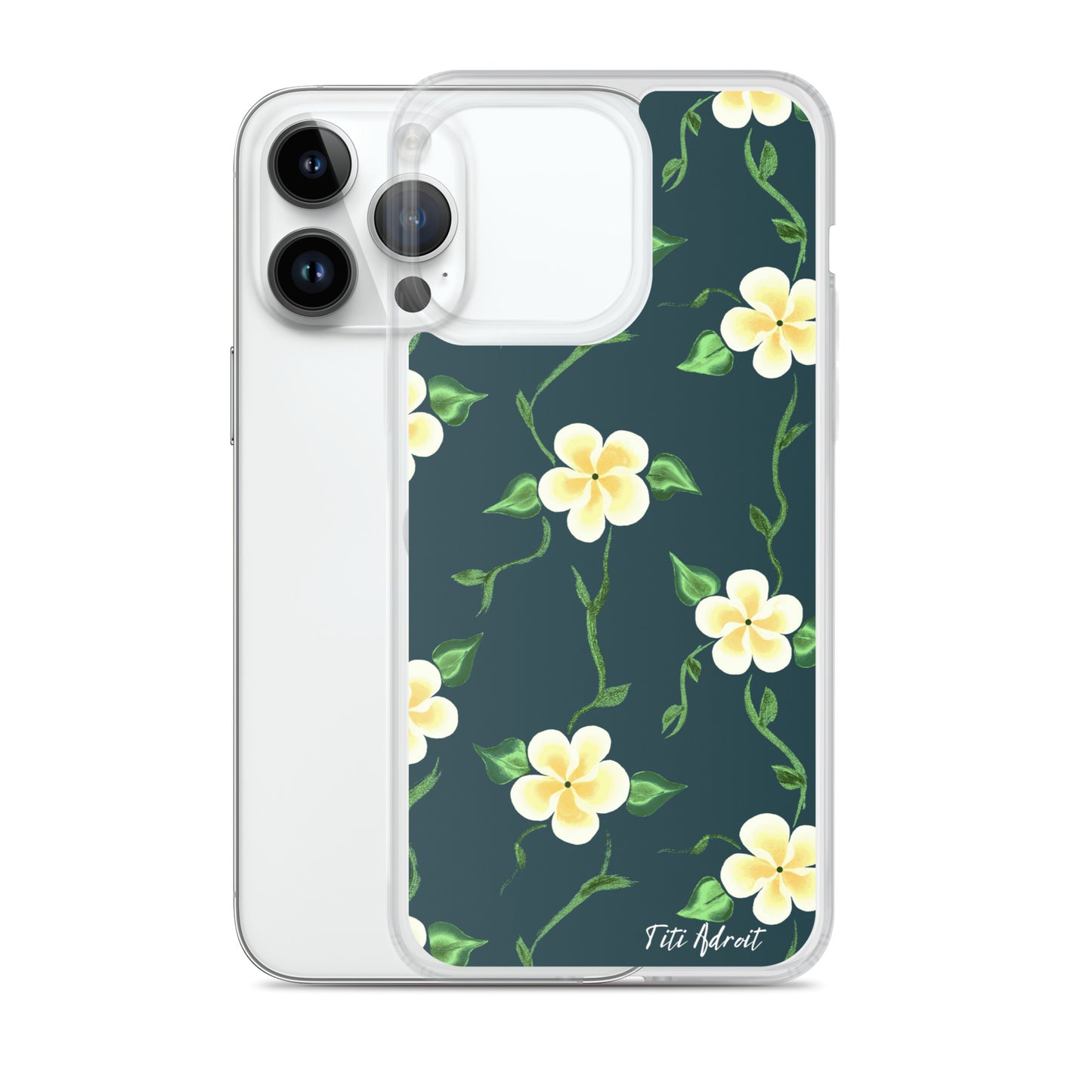 Canary_Spruce_Flower_Clear_Phonecase_iPhone