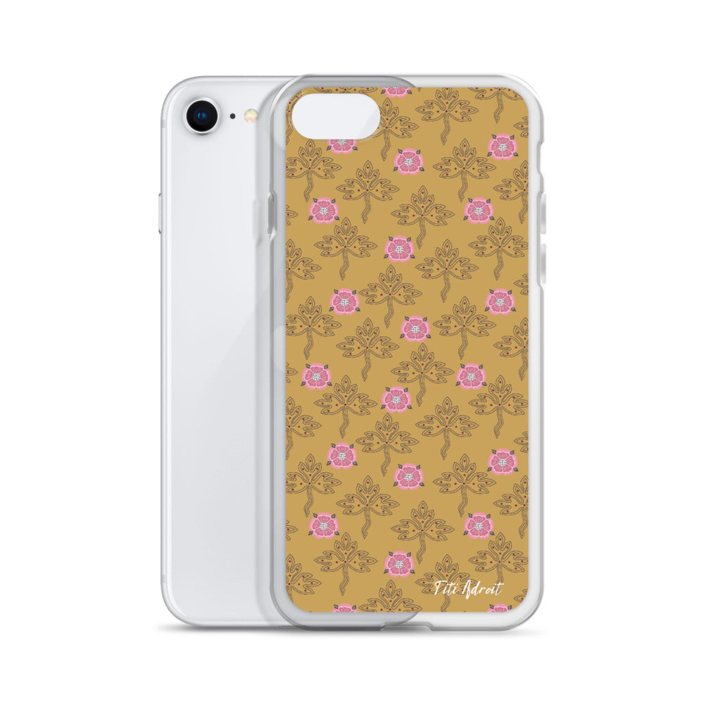 Royal_Honey_Pink_Clear_Phonecase_iPhone