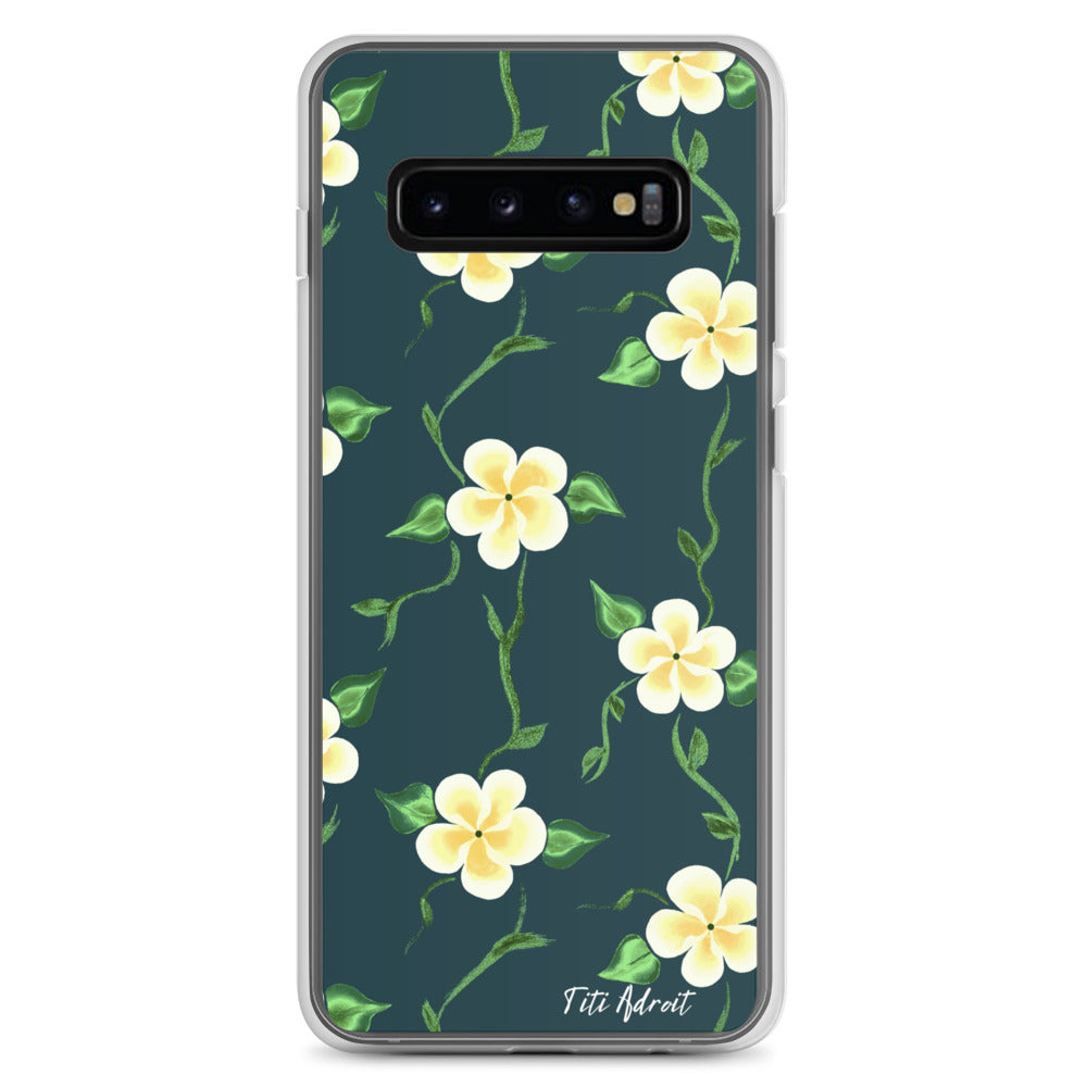 Canary_Spruce_Flower_Clear_Phonecase_Samsung