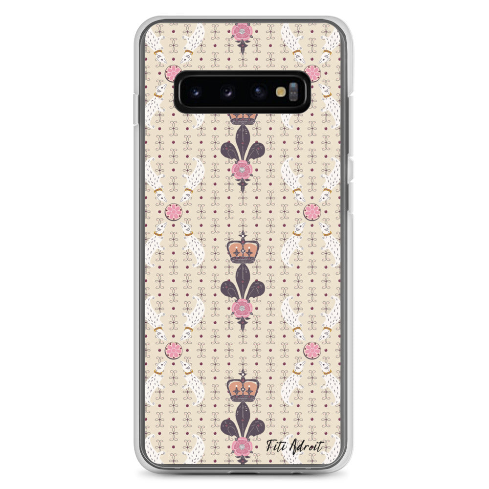 Royal_Cream_Ferret_Clear_Phonecase_Samsung