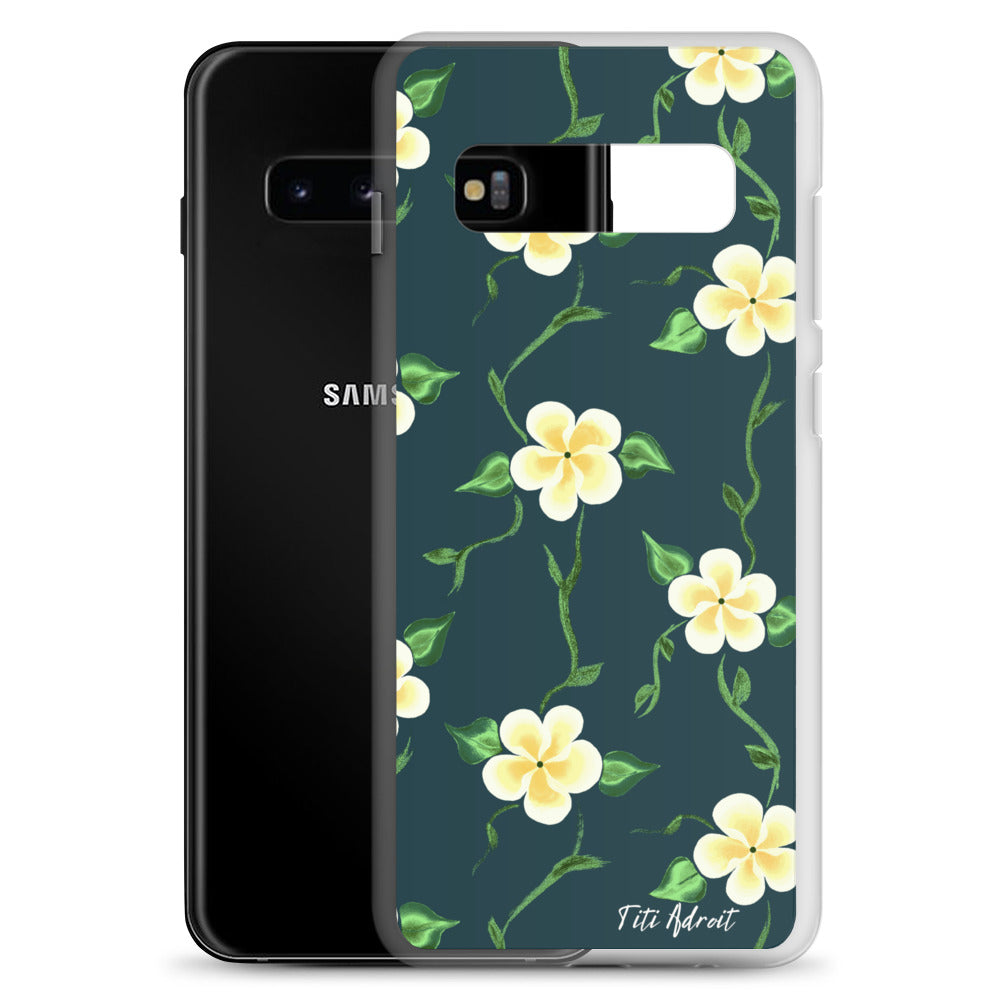 Canary_Spruce_Flower_Clear_Phonecase_Samsung