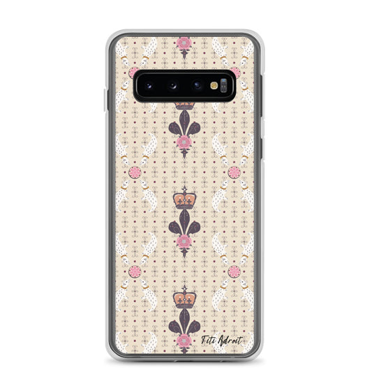 Royal_Cream_Ferret_Clear_Phonecase_Samsung