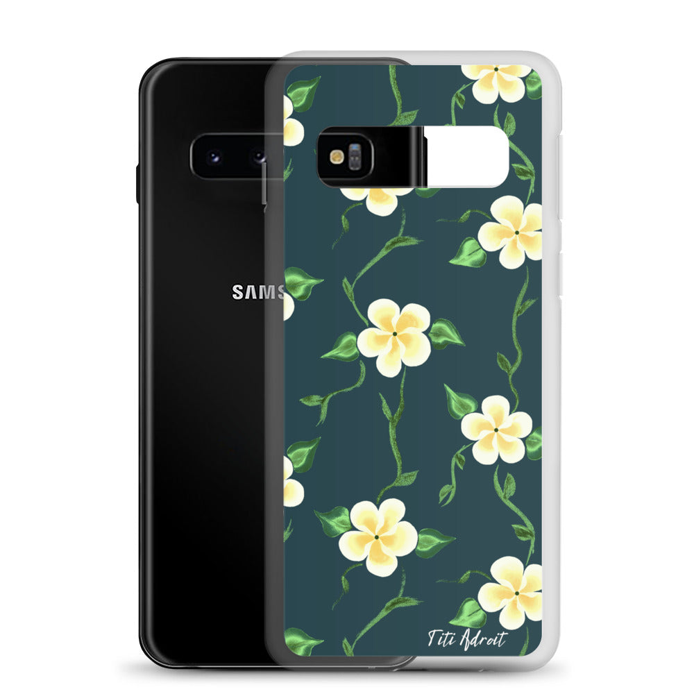 Canary_Spruce_Flower_Clear_Phonecase_Samsung