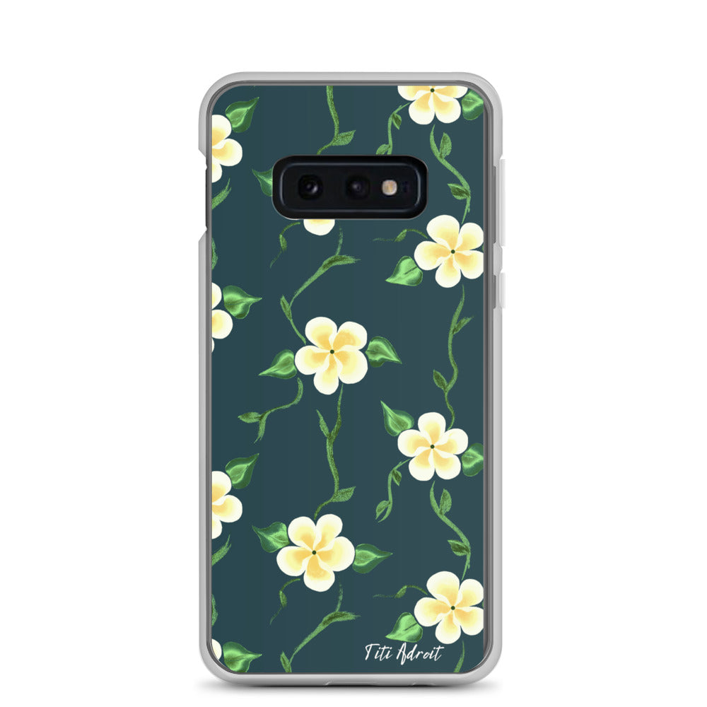 Canary_Spruce_Flower_Clear_Phonecase_Samsung