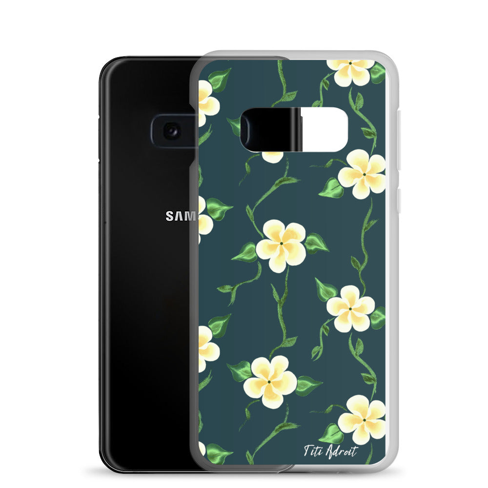Canary_Spruce_Flower_Clear_Phonecase_Samsung