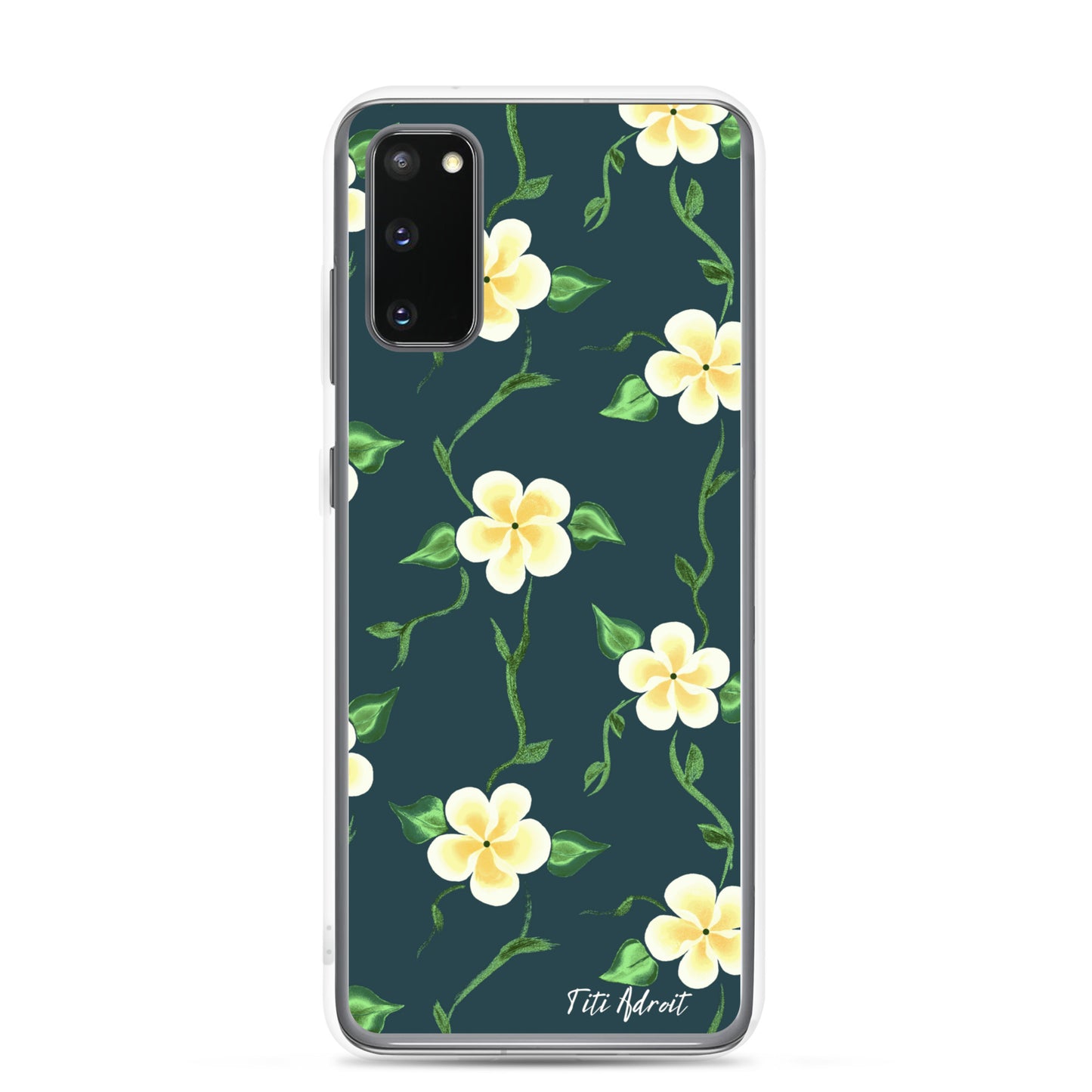 Canary_Spruce_Flower_Clear_Phonecase_Samsung