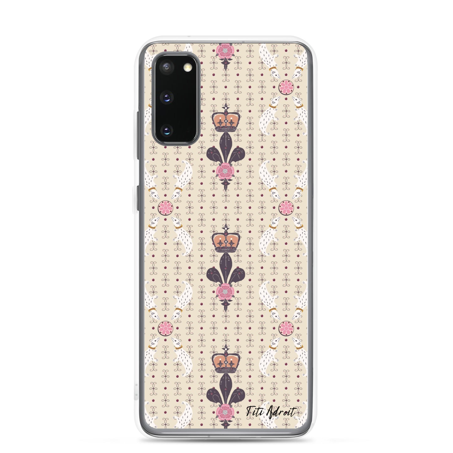 Royal_Cream_Ferret_Clear_Phonecase_Samsung