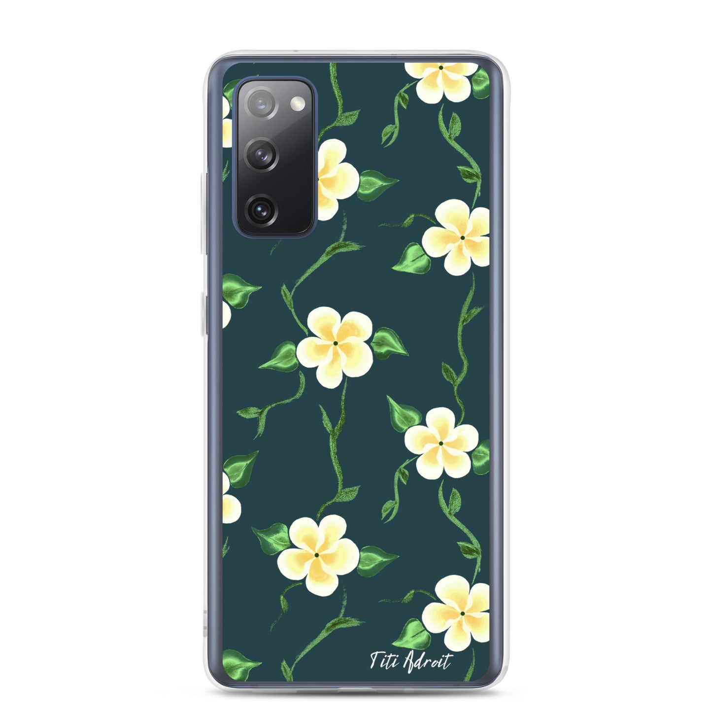 Canary_Spruce_Flower_Clear_Phonecase_Samsung