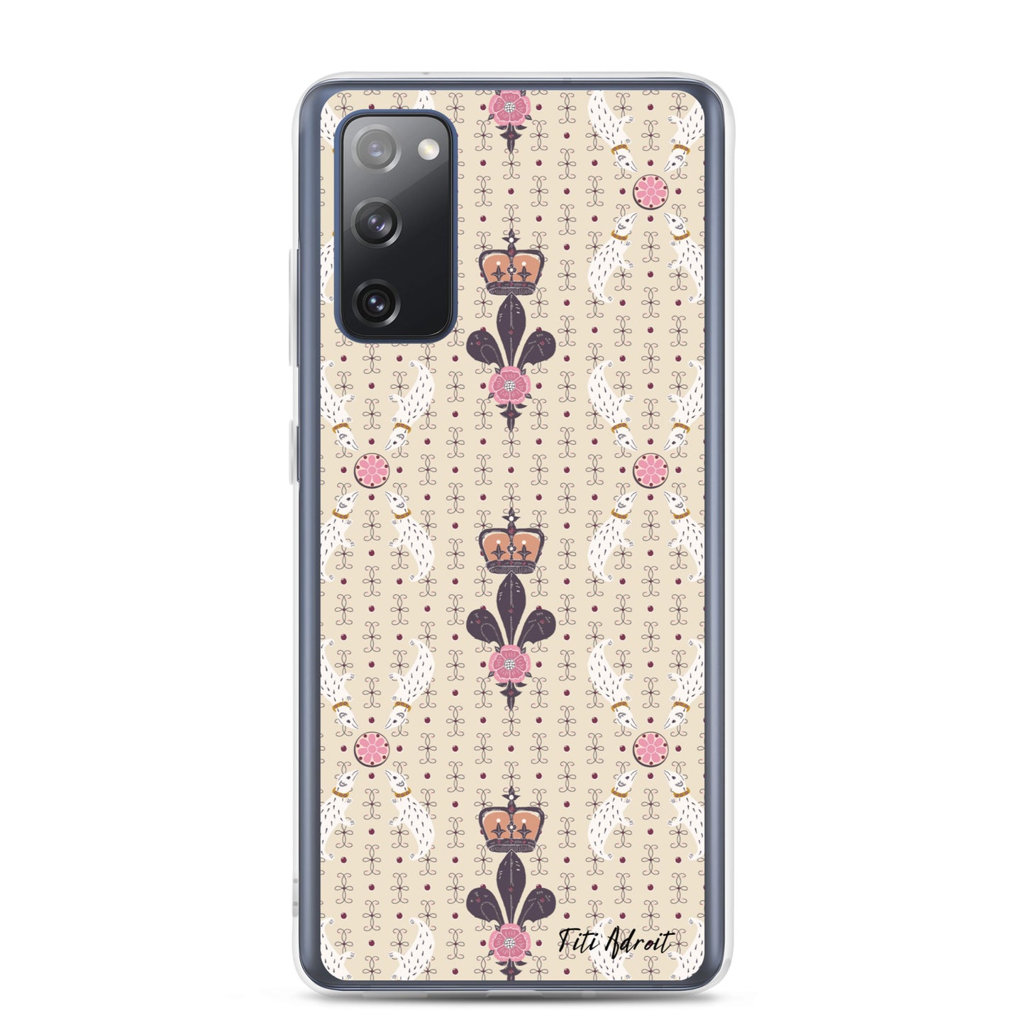 Royal_Cream_Ferret_Clear_Phonecase_Samsung