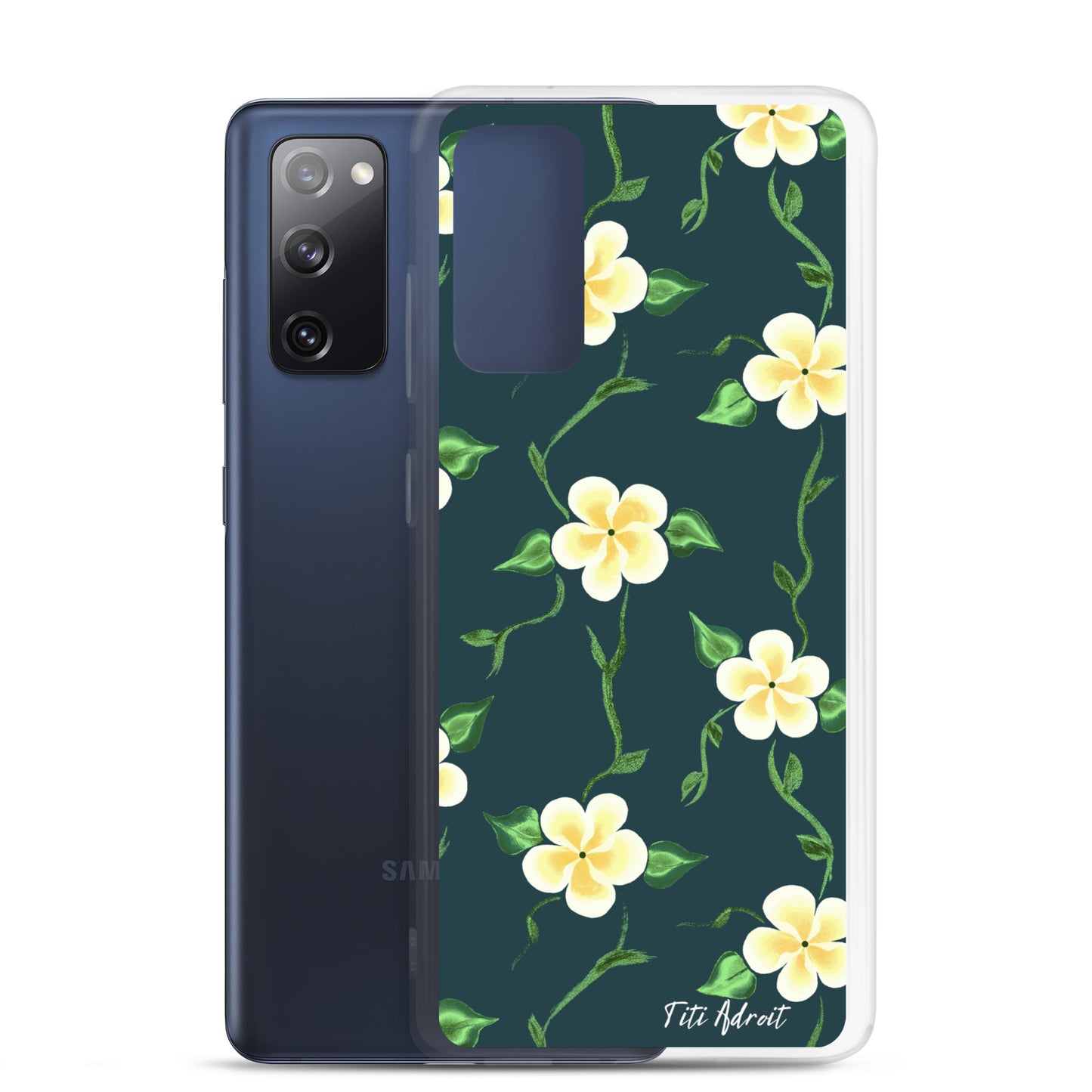 Canary_Spruce_Flower_Clear_Phonecase_Samsung