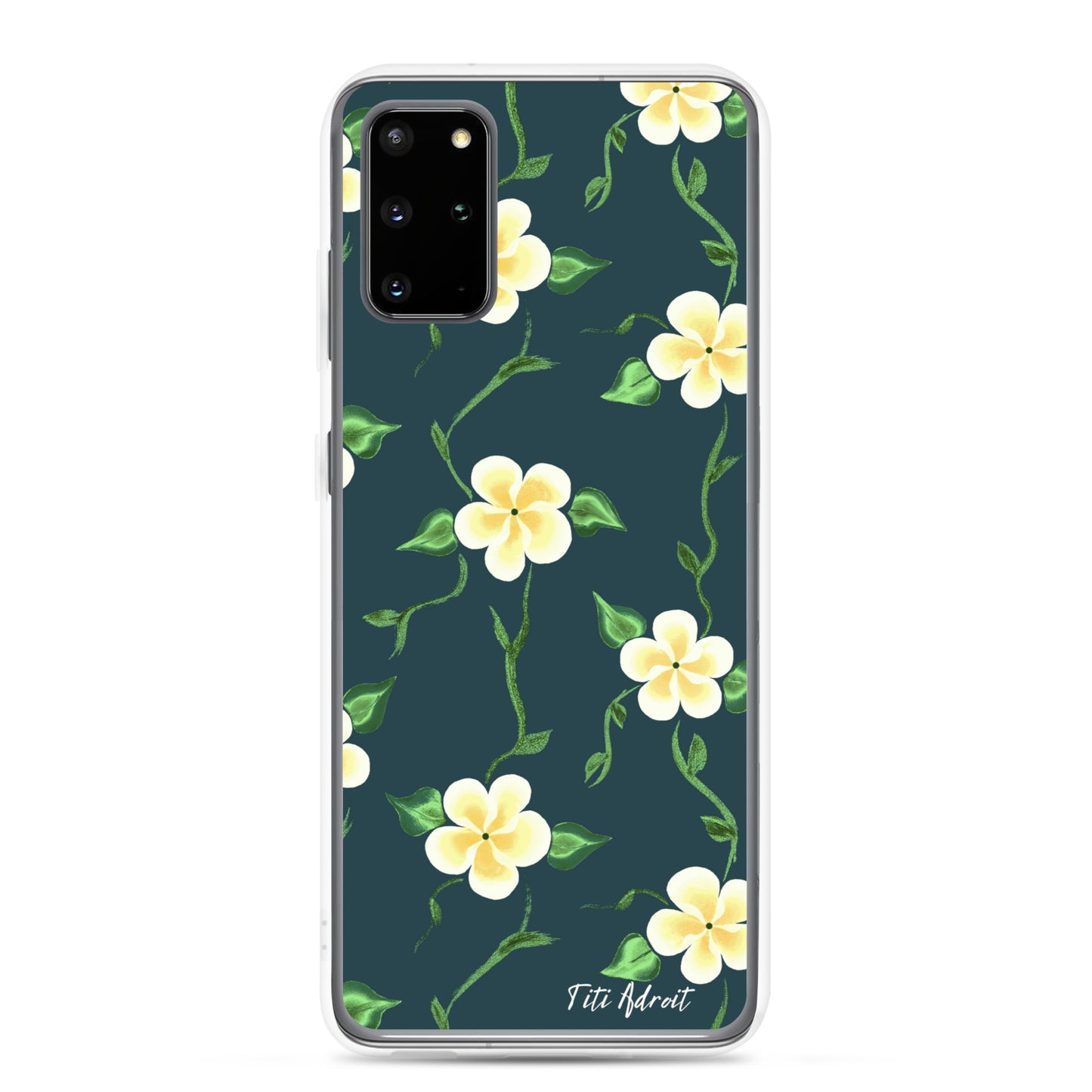 Canary_Spruce_Flower_Clear_Phonecase_Samsung