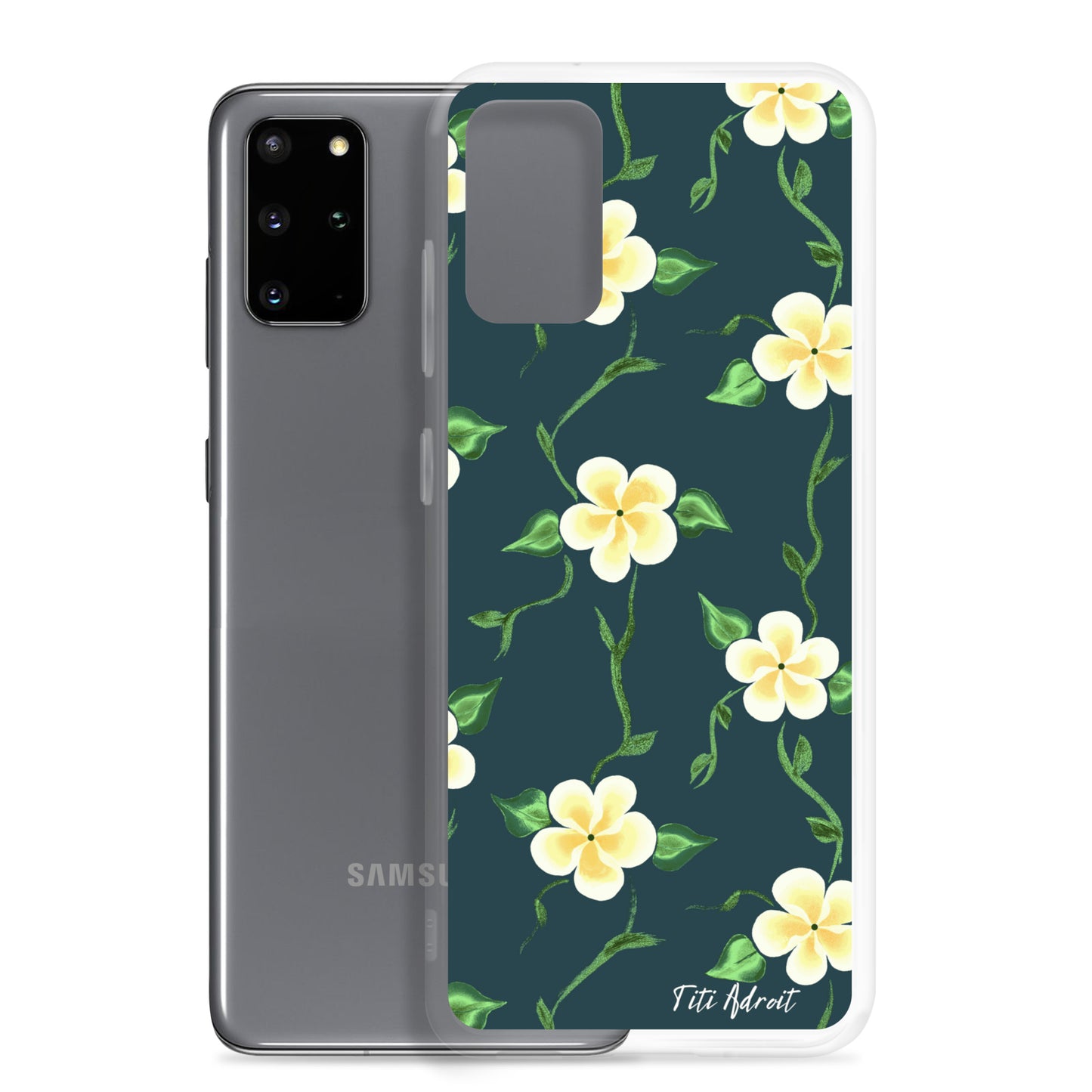 Canary_Spruce_Flower_Clear_Phonecase_Samsung