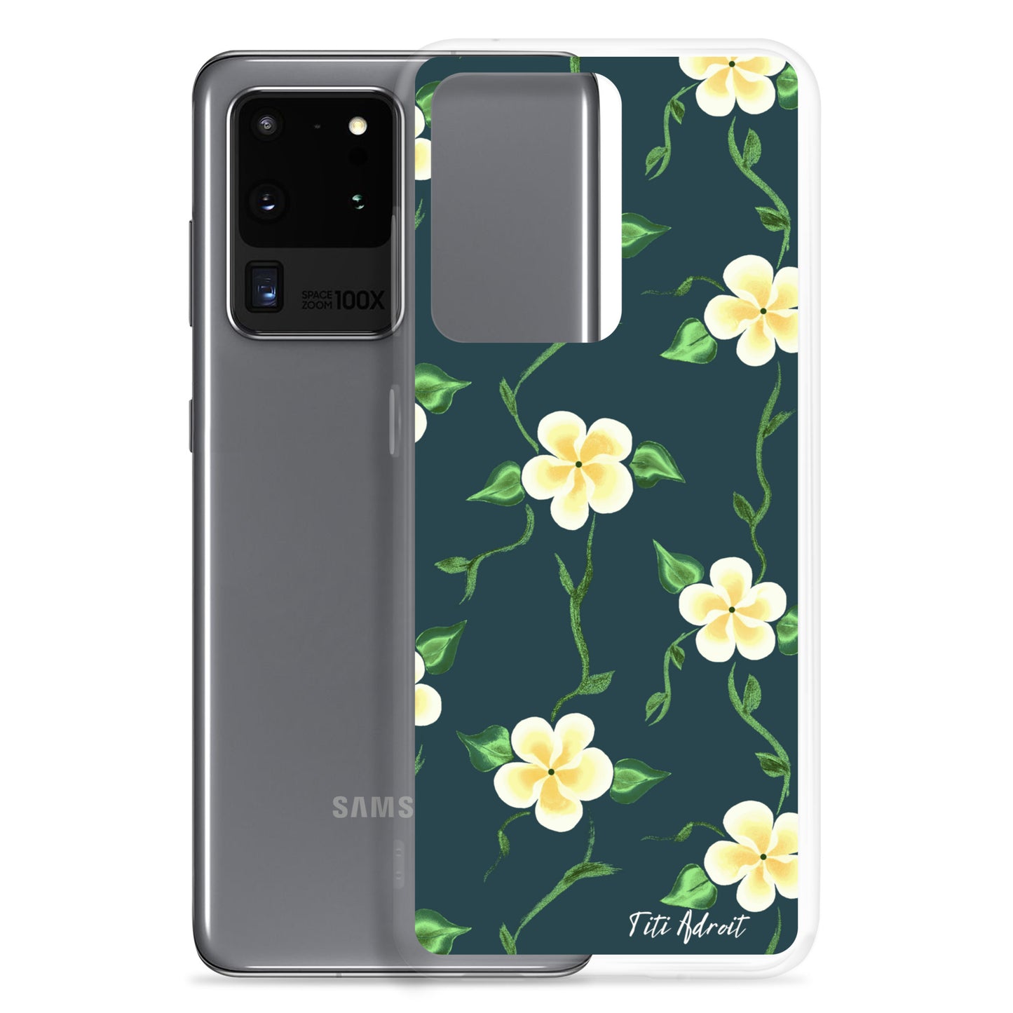 Canary_Spruce_Flower_Clear_Phonecase_Samsung