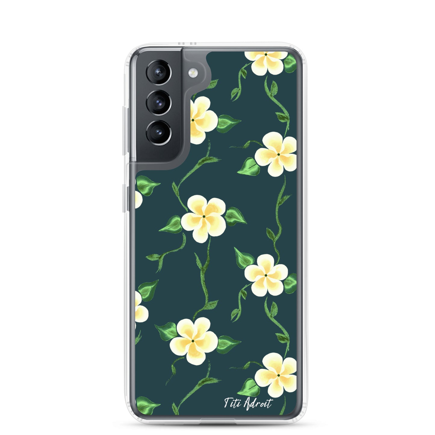 Canary_Spruce_Flower_Clear_Phonecase_Samsung