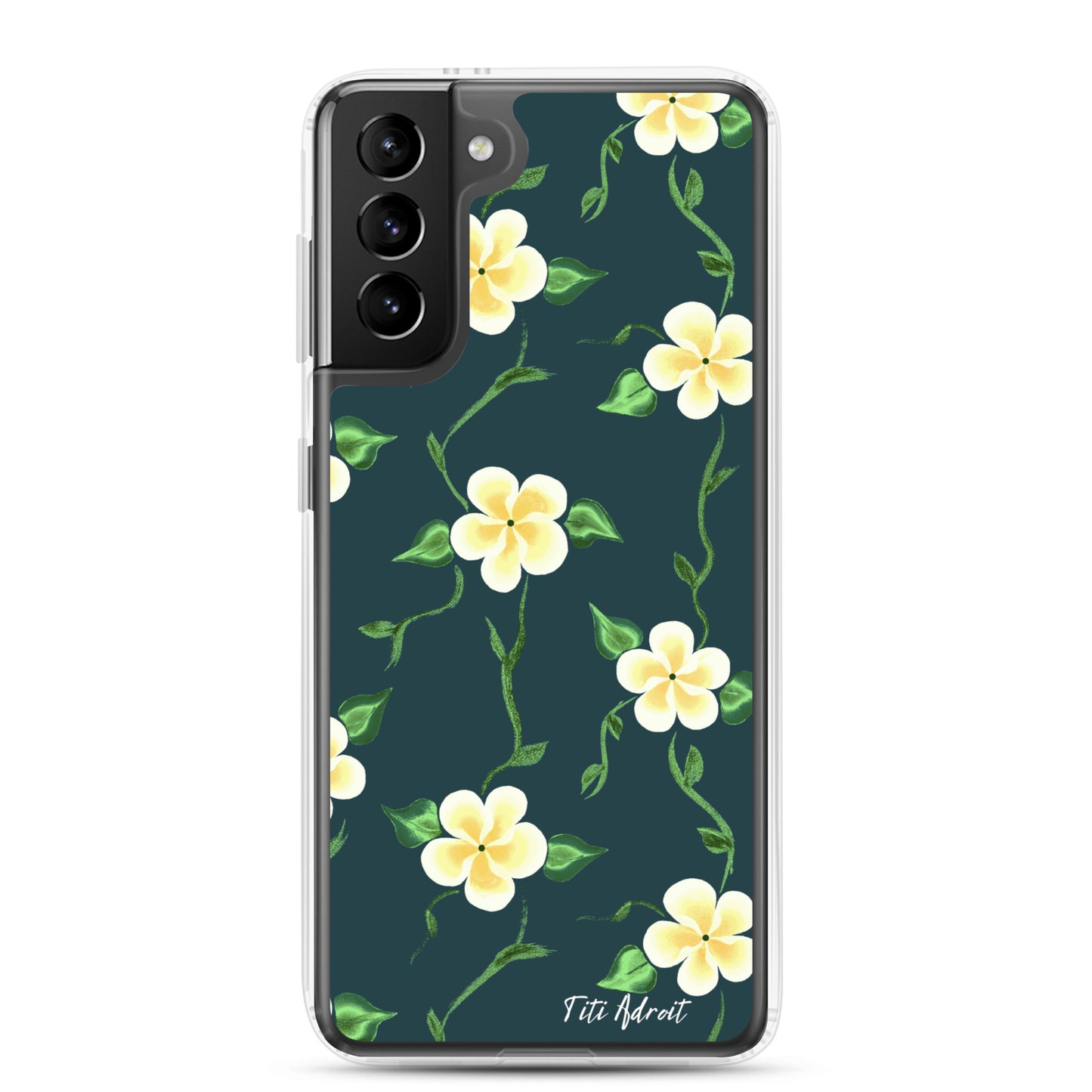 Canary_Spruce_Flower_Clear_Phonecase_Samsung