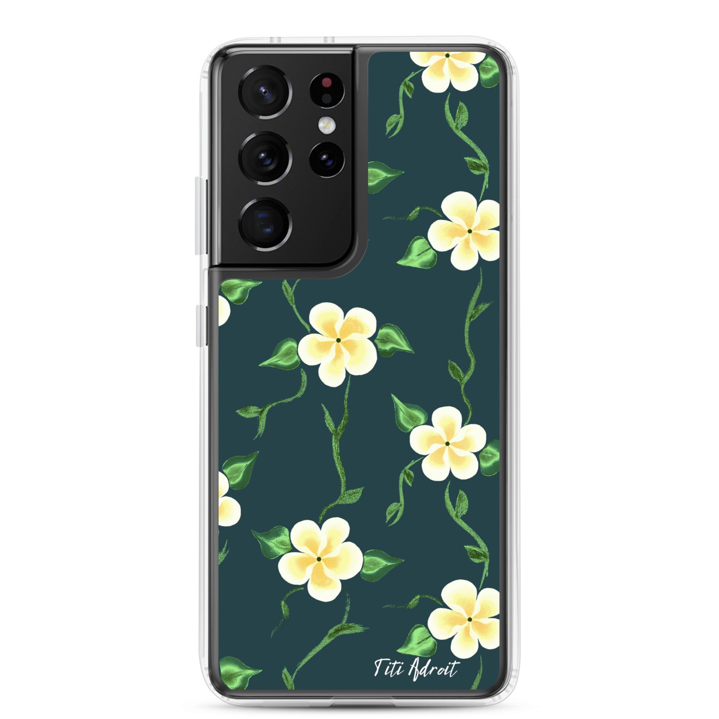 Canary_Spruce_Flower_Clear_Phonecase_Samsung