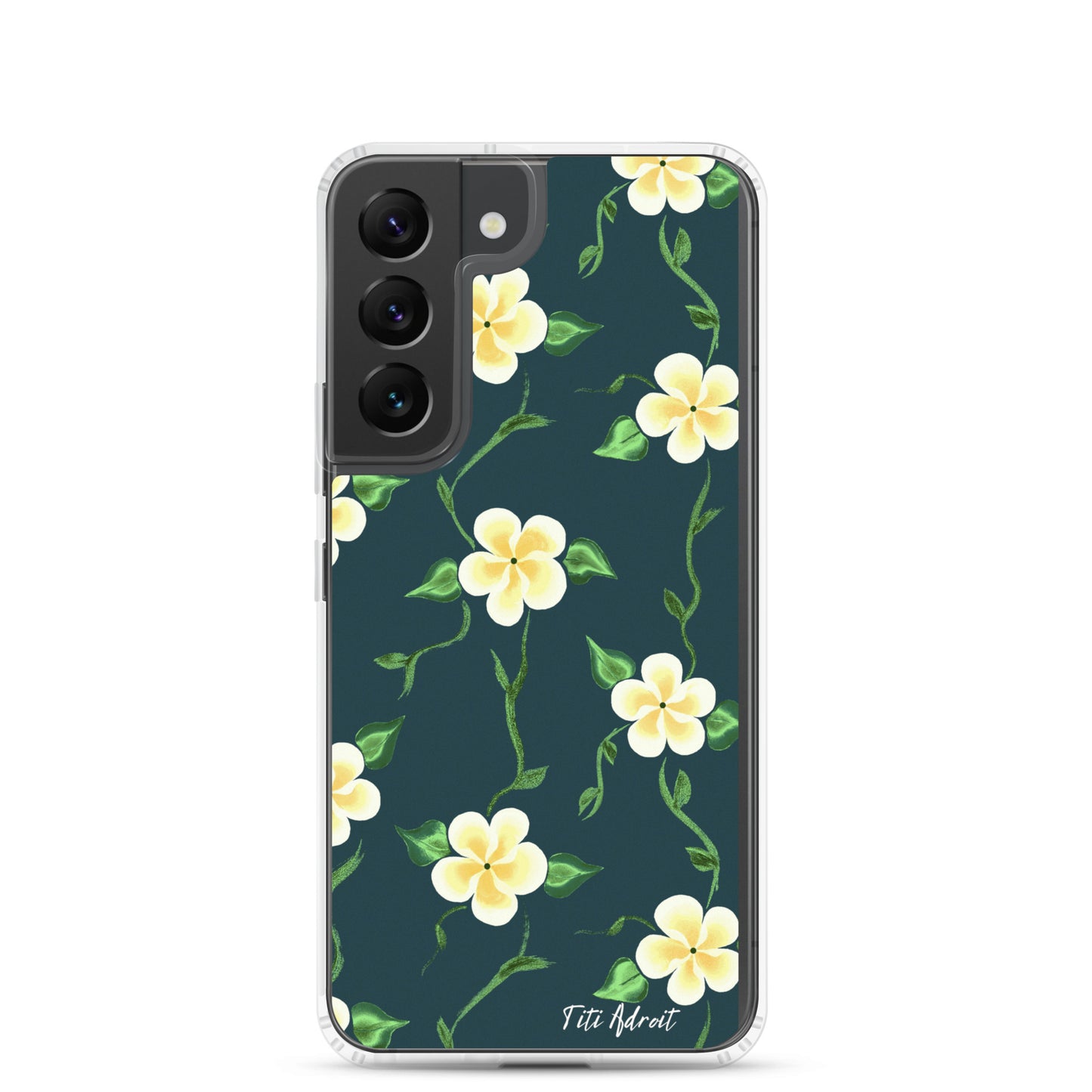 Canary_Spruce_Flower_Clear_Phonecase_Samsung