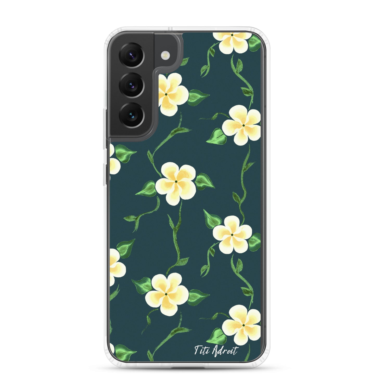 Canary_Spruce_Flower_Clear_Phonecase_Samsung