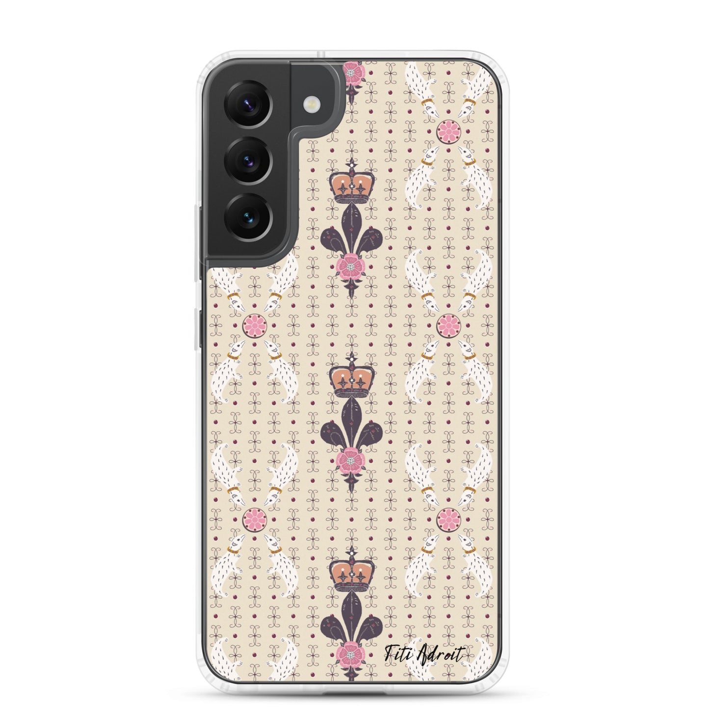 Royal_Cream_Ferret_Clear_Phonecase_Samsung