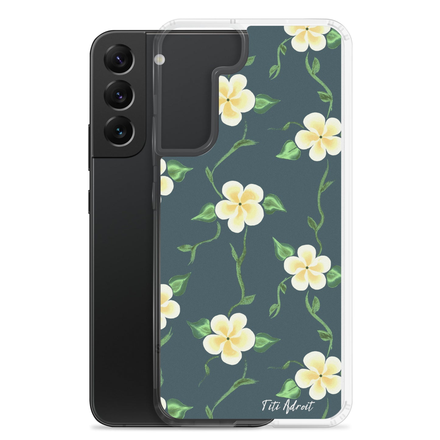 Canary_Spruce_Flower_Clear_Phonecase_Samsung