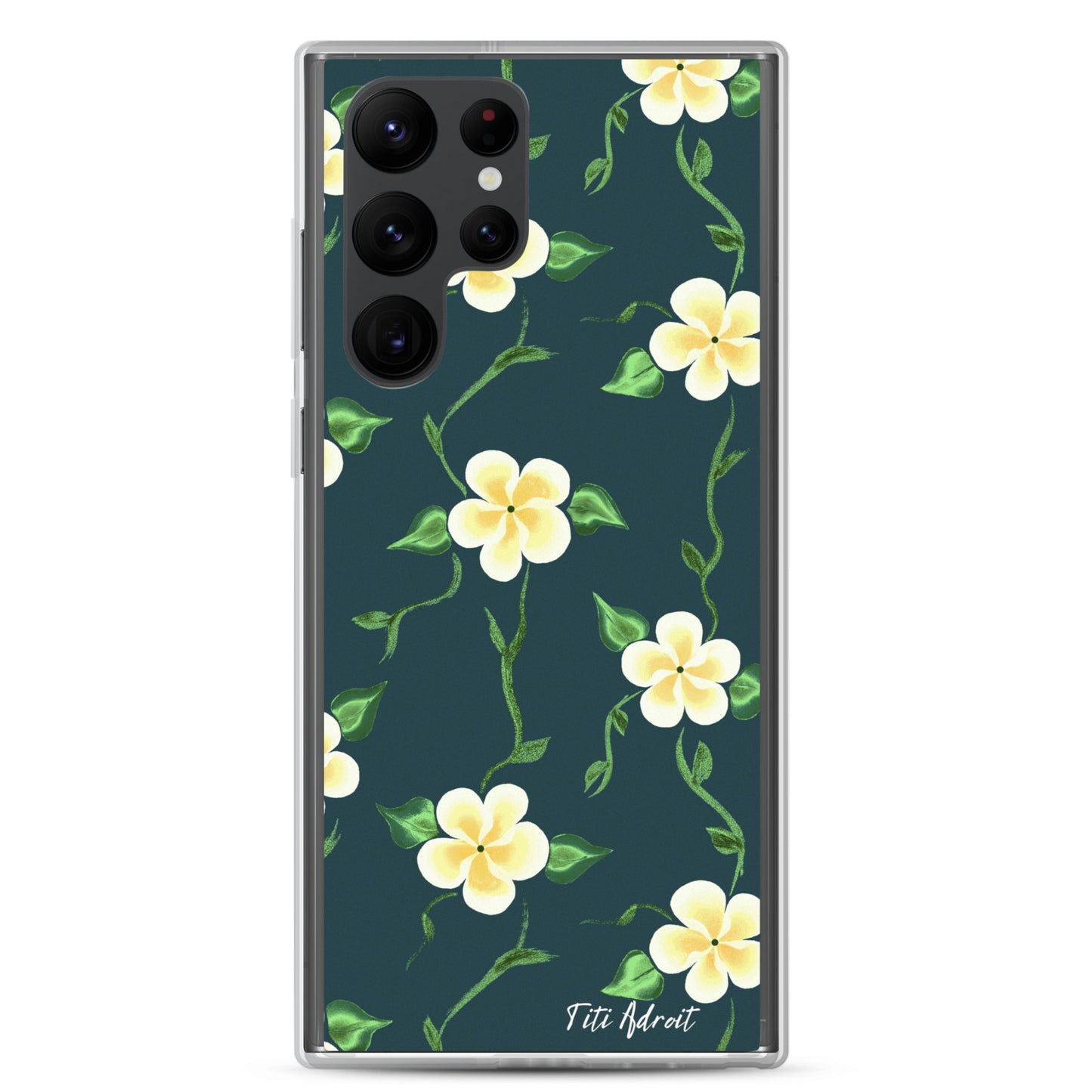 Canary_Spruce_Flower_Clear_Phonecase_Samsung