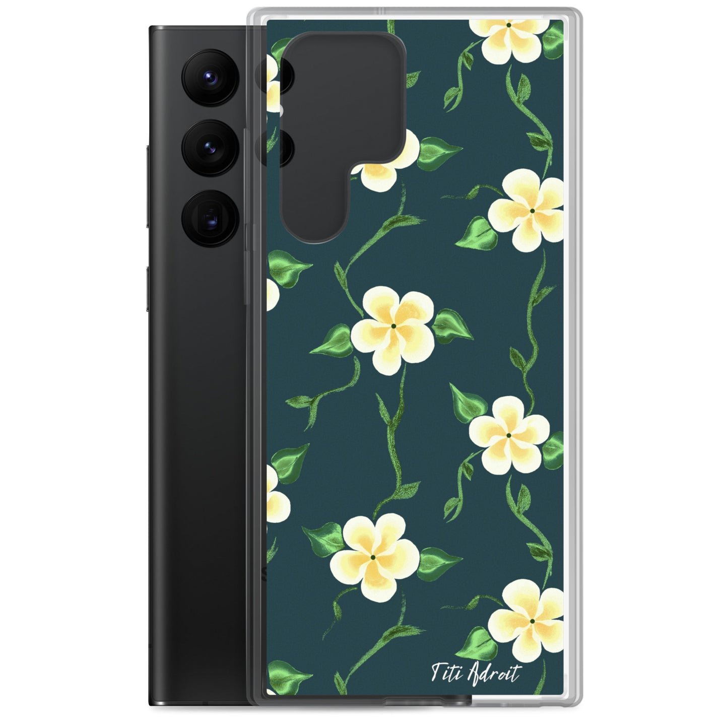 Canary_Spruce_Flower_Clear_Phonecase_Samsung